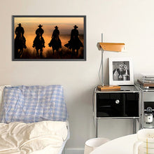 Load image into Gallery viewer, Western Cowboy 50*30CM(Canvas) Full Round Drill Diamond Painting
