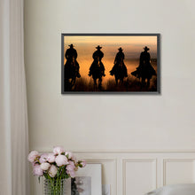 Load image into Gallery viewer, Western Cowboy 50*30CM(Canvas) Full Round Drill Diamond Painting
