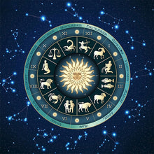 Load image into Gallery viewer, Astrological Chart Of The Twelve Zodiac Signs 50*50CM(Canvas) Full Round Drill Diamond Painting
