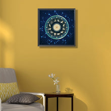 Load image into Gallery viewer, Astrological Chart Of The Twelve Zodiac Signs 50*50CM(Canvas) Full Round Drill Diamond Painting
