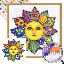 Load image into Gallery viewer, Sunflower 40*40CM(Picture) Full Round Drill Diamond Painting
