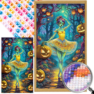 Ghost Ballerina 40*70CM(Picture) Full Round Drill Diamond Painting