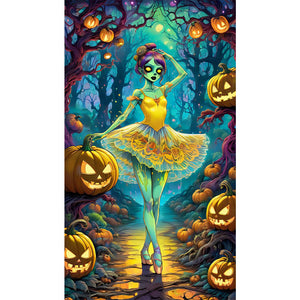 Ghost Ballerina 40*70CM(Picture) Full Round Drill Diamond Painting