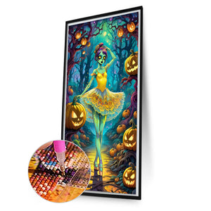 Ghost Ballerina 40*70CM(Picture) Full Round Drill Diamond Painting