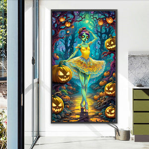 Ghost Ballerina 40*70CM(Picture) Full Round Drill Diamond Painting
