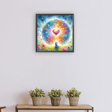 Load image into Gallery viewer, Beautiful Heart 30*30CM(Canvas) Full Round Drill Diamond Painting
