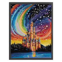 Load image into Gallery viewer, Joy Sunday - Starry Sky Castle - 55*71CM 14CT 2 Stamped Cross Stitch
