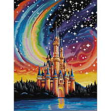 Load image into Gallery viewer, Joy Sunday - Starry Sky Castle - 55*71CM 14CT 2 Stamped Cross Stitch

