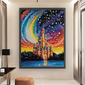 Joy Sunday - Starry Sky Castle - 55*71CM 14CT 2 Stamped Cross Stitch