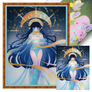 Yishu - Goddess - 40*55CM 11CT 3 Stamped Cross Stitch