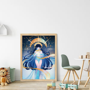 Yishu - Goddess - 40*55CM 11CT 3 Stamped Cross Stitch