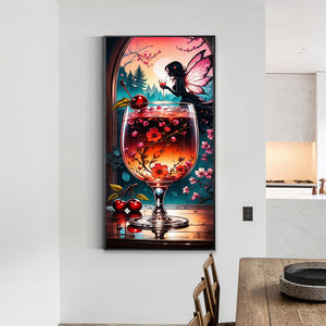 View In A Cup 40*90CM(Picture) Full Round Drill Diamond Painting