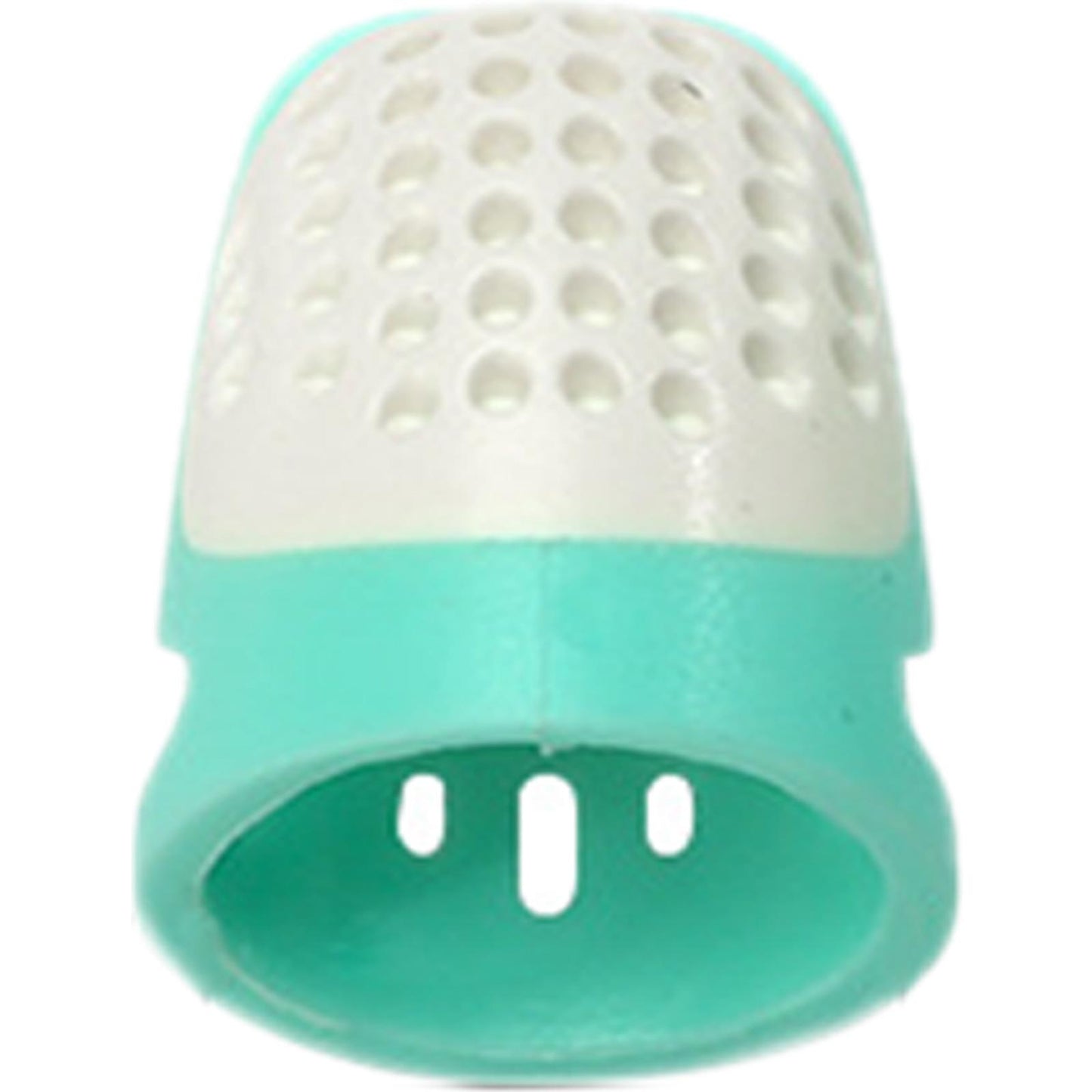 Sewing Thimble Finger Protector DIY Sewing Tool for Needlework (Green Large)