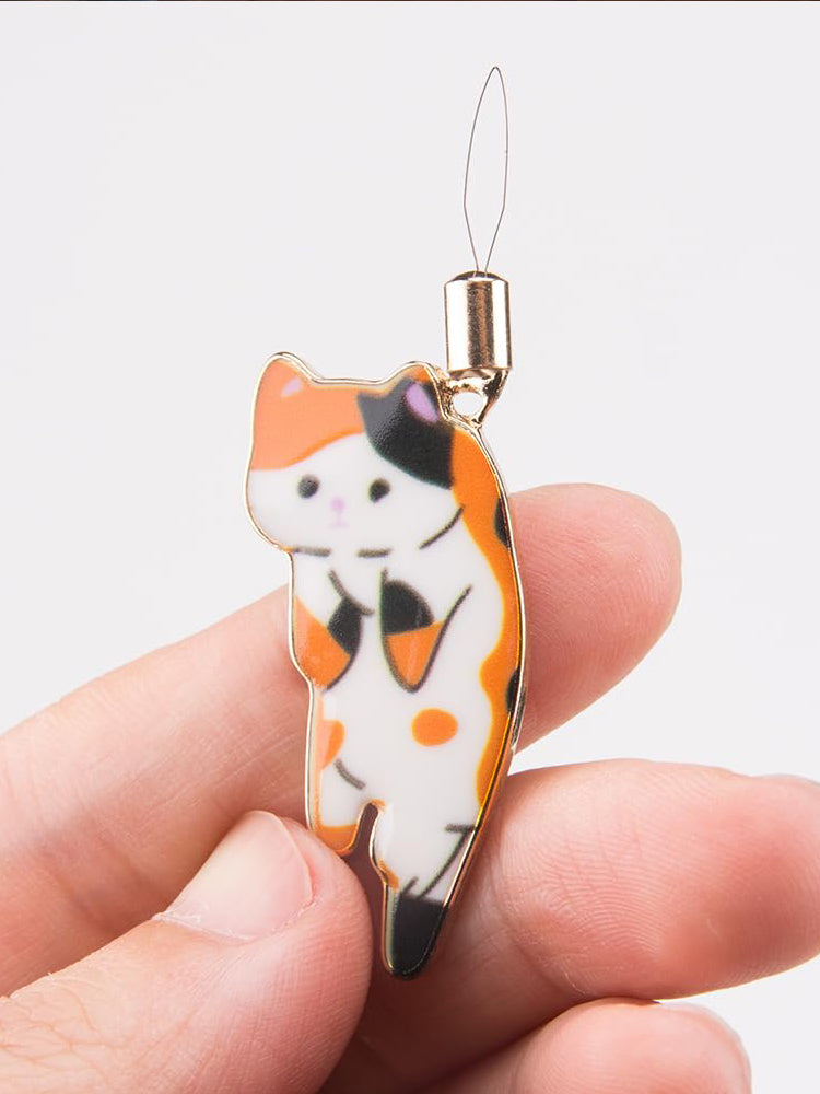 Cat Needle Holder Threader Simple Pin Holder DIY Sewing Pin Organizer (Orange)