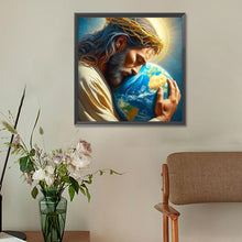 Load image into Gallery viewer, Earth And Jesus 30*30CM(Canvas) Full Round Drill Diamond Painting

