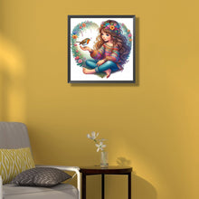 Load image into Gallery viewer, Girl 50*50CM(Canvas) Full Round Drill Diamond Painting
