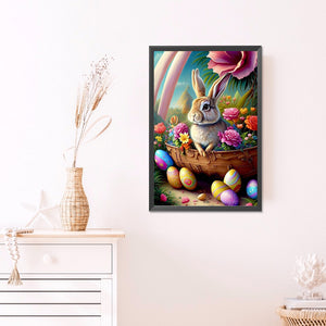 Easter Bunny 40*60CM(Picture) Full Round Drill Diamond Painting