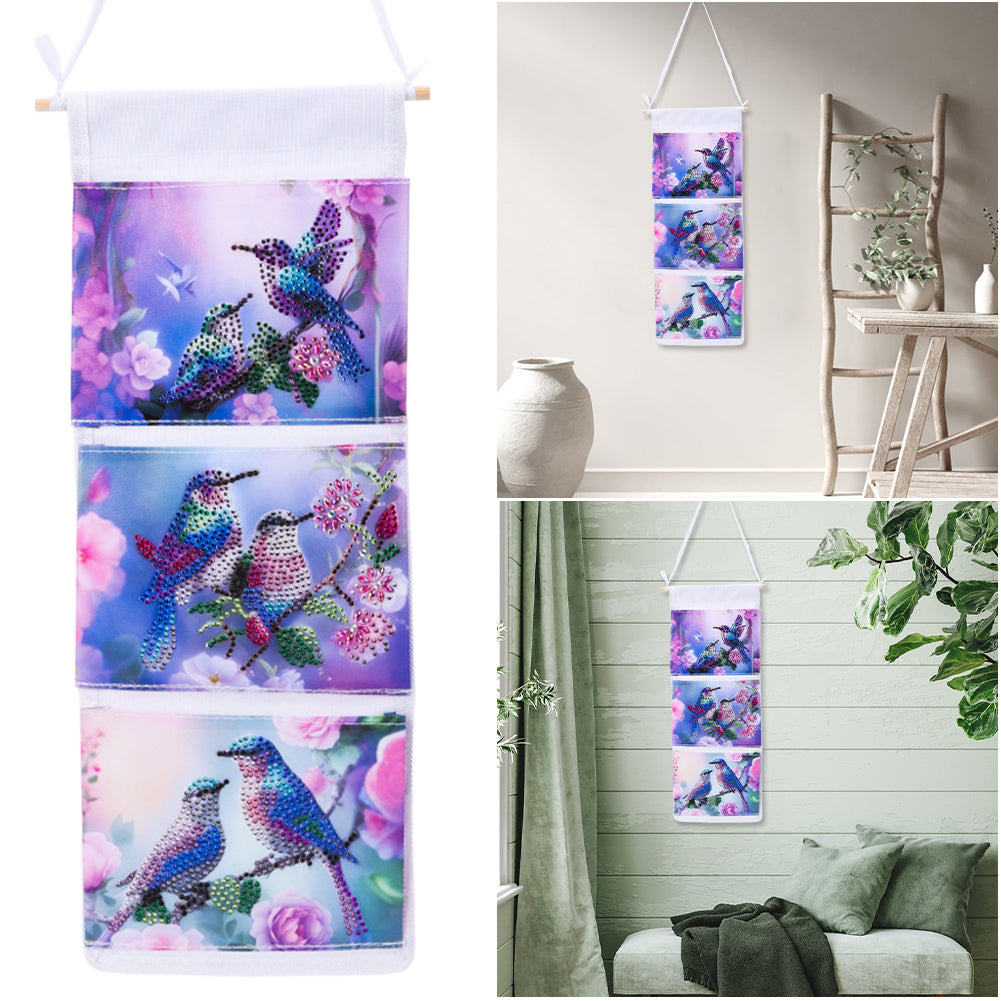 Special Shape DIY Diamond Painting Purses Diamond Art Clutch Bag (Flower Bird)