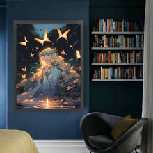 Load image into Gallery viewer, Yishu - Wishing Girl - 50*65CM 11CT 3 Stamped Cross Stitch
