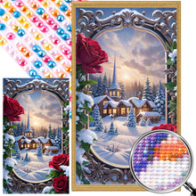 Load image into Gallery viewer, Framed Garden 40*70CM(Picture) Full Round Drill Diamond Painting
