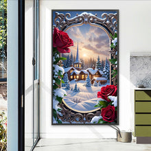 Load image into Gallery viewer, Framed Garden 40*70CM(Picture) Full Round Drill Diamond Painting
