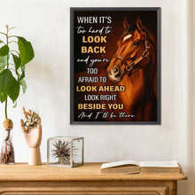 Load image into Gallery viewer, Horse-Letter 30*40CM(Canvas) Full Round Drill Diamond Painting
