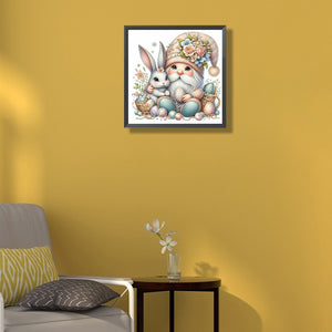 Easter Gnome 35*35CM(Canvas) Full Round Drill Diamond Painting