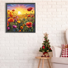 Load image into Gallery viewer, Poppy Field 40*40CM(Picture) Full Square Drill Diamond Painting
