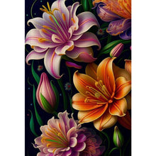 Load image into Gallery viewer, Huancan - Lily - 35*50CM 14CT 2 Stamped Cross Stitch
