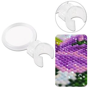 Clip on Diamond Art Pen Drill Magnifier Hand Free Diamond Painting Pen Magnifier