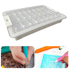 Load image into Gallery viewer, 24 Grids Clear Diamond Painting Storage Containers for Beads Art DIY Crafts
