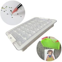 Load image into Gallery viewer, 24 Grids Clear Diamond Painting Storage Containers for Beads Art DIY Crafts
