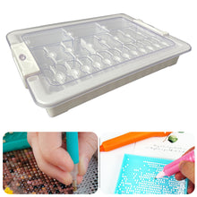 Load image into Gallery viewer, 24 Grids Clear Diamond Painting Storage Containers for Beads Art DIY Crafts
