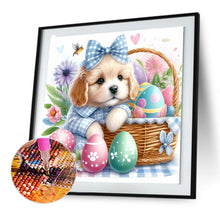 Load image into Gallery viewer, Poodle And Easter Egg 30*30CM(Canvas) Full Round Drill Diamond Painting
