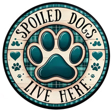 Load image into Gallery viewer, Acrylic Suncatcher Window Door Sign Hanging Decor Garden Decor (Spoiled Dog)
