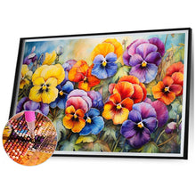 Load image into Gallery viewer, Pansy 70*50CM(Canvas) Full Square Drill Diamond Painting

