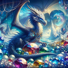 Load image into Gallery viewer, Dragon And Dragon'S Treasure 30*30CM(Canvas) Full Round Drill Diamond Painting
