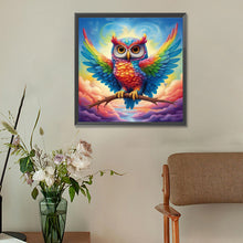 Load image into Gallery viewer, Cute Multi-Colored Owls 30*30CM(Canvas) Full Round Drill Diamond Painting
