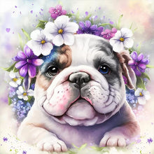 Load image into Gallery viewer, Yishu - Dog - 40*40CM 11CT 3 Stamped Cross Stitch
