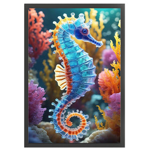 Huancan - Seahorse - 40*60CM 11CT 3 Stamped Cross Stitch