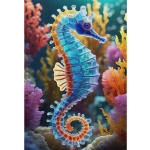 Huancan - Seahorse - 40*60CM 11CT 3 Stamped Cross Stitch