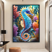 Load image into Gallery viewer, Huancan - Seahorse - 40*60CM 11CT 3 Stamped Cross Stitch
