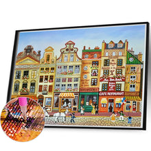 Load image into Gallery viewer, House And Street 60*45CM(Canvas) Full Square Drill Diamond Painting
