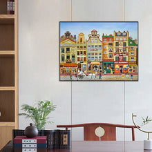 Load image into Gallery viewer, House And Street 60*45CM(Canvas) Full Square Drill Diamond Painting
