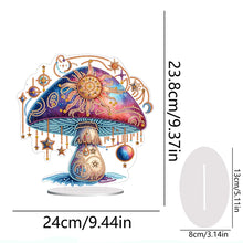 Load image into Gallery viewer, Mushroom Handmade Diamond Art Tabletop Decor Home Office Decor (Sun Mushroom)
