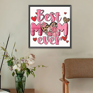 The Best Mother 30*30CM(Canvas) Full Round Drill Diamond Painting
