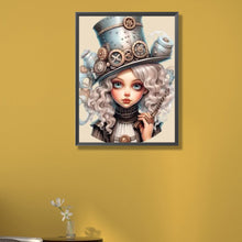 Load image into Gallery viewer, Steampunk Girl 40*55CM(Picture) Full Round Drill Diamond Painting
