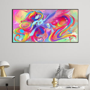 Rainbow Babe Mary 80*40CM(Canvas) Full Round Drill Diamond Painting
