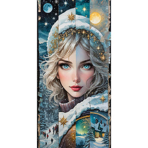 Four Seasons Girl 40*80CM(Picture) Full Round Drill Diamond Painting