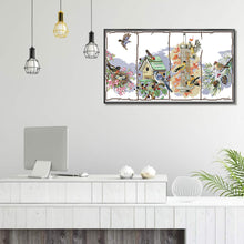 Load image into Gallery viewer, Joy Sunday - Four Seasons Birds - 49*28CM 14CT 2 Stamped Cross Stitch
